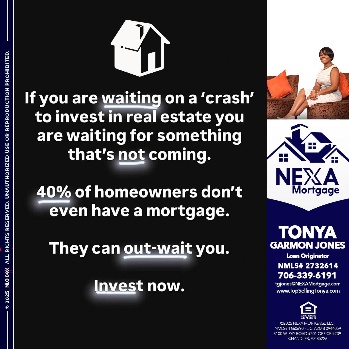 IF YOU ARE WAITING - Tonya Garmon Jones -Loan Originator