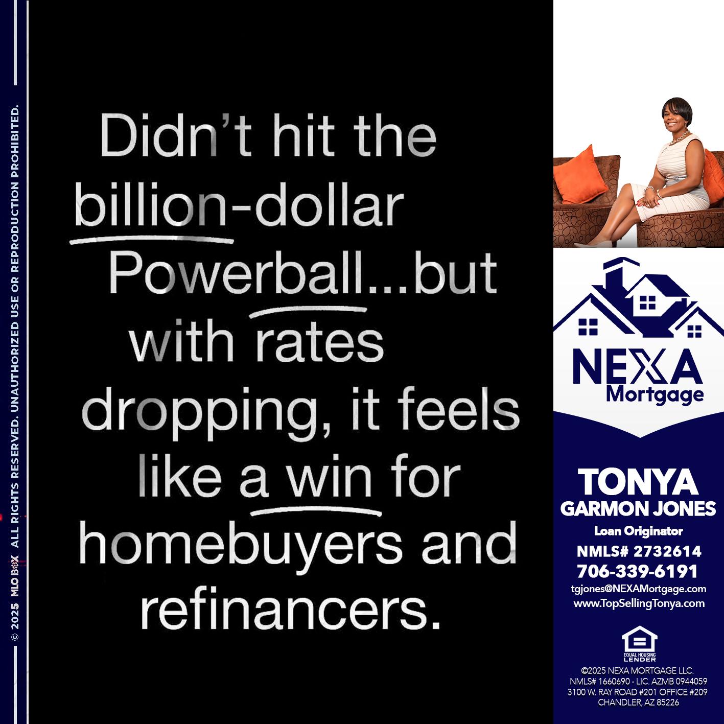DIDNT HIT - Tonya Garmon Jones -Loan Originator