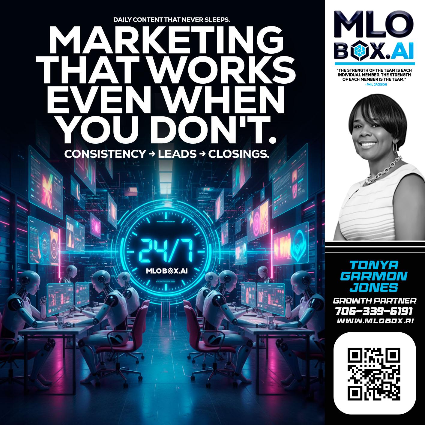 MARKETING THAT WORKS - Tonya Garmon Jones -Loan Originator