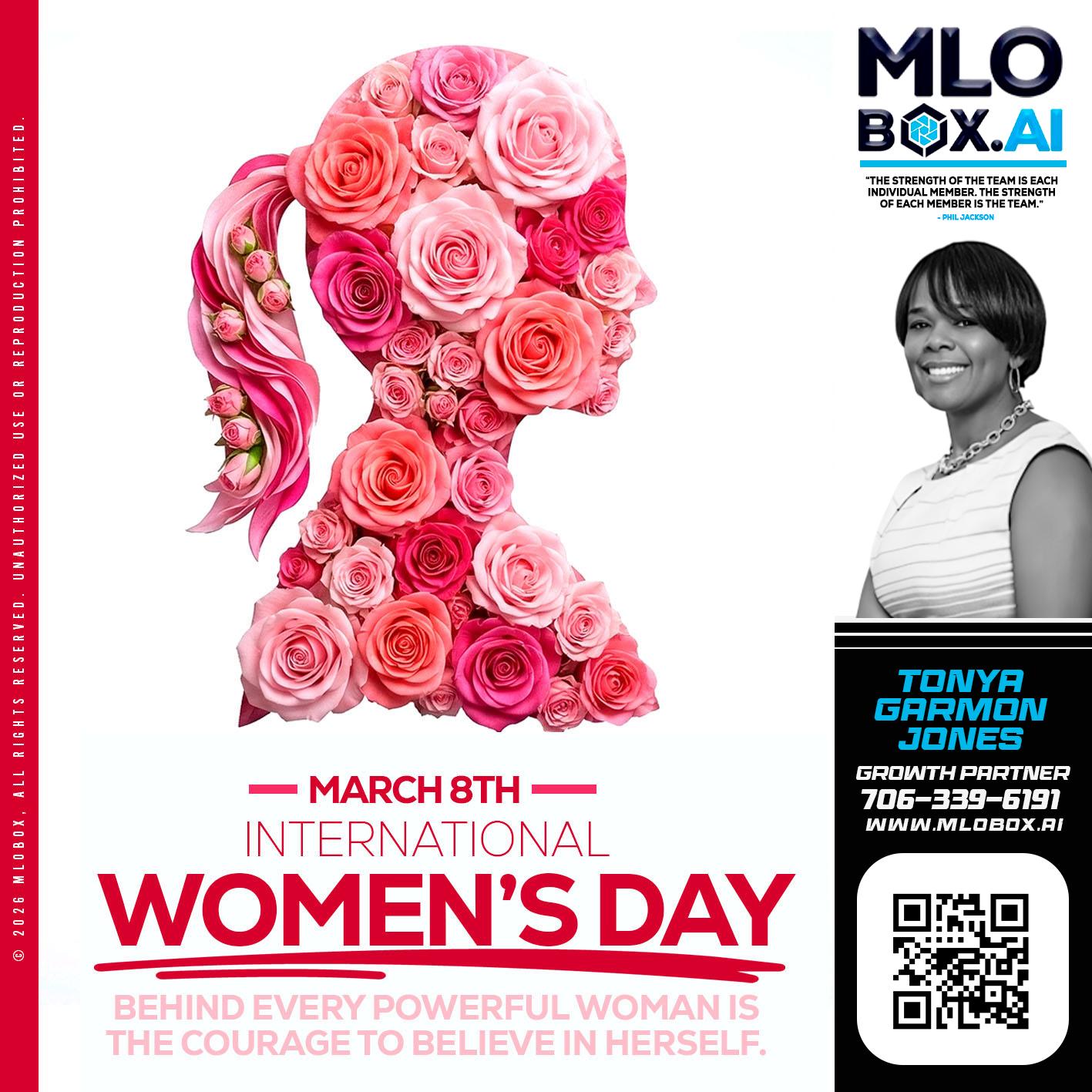 MARCH 8TH - Tonya Garmon Jones -Loan Originator