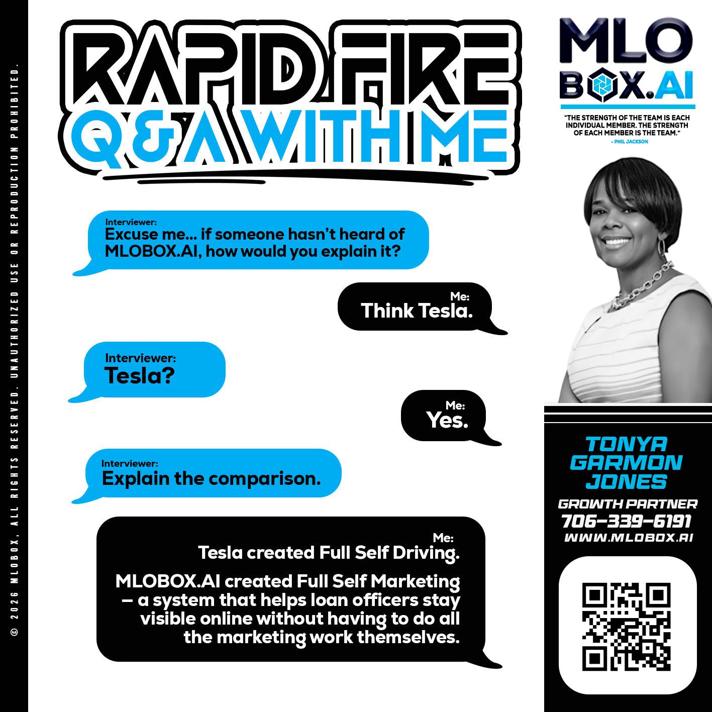 RAPID FIRE Q&A - Tonya Garmon Jones -Loan Originator