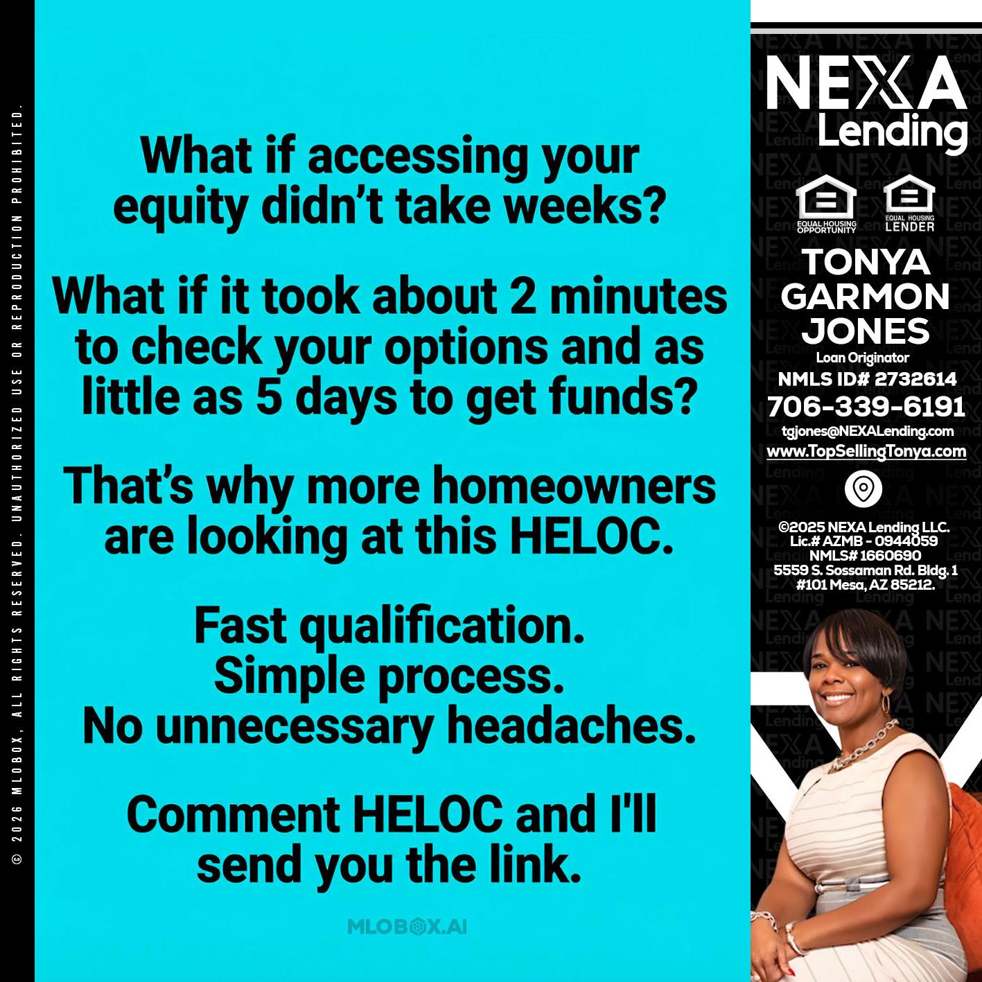 what if - Tonya Garmon Jones -Loan Originator