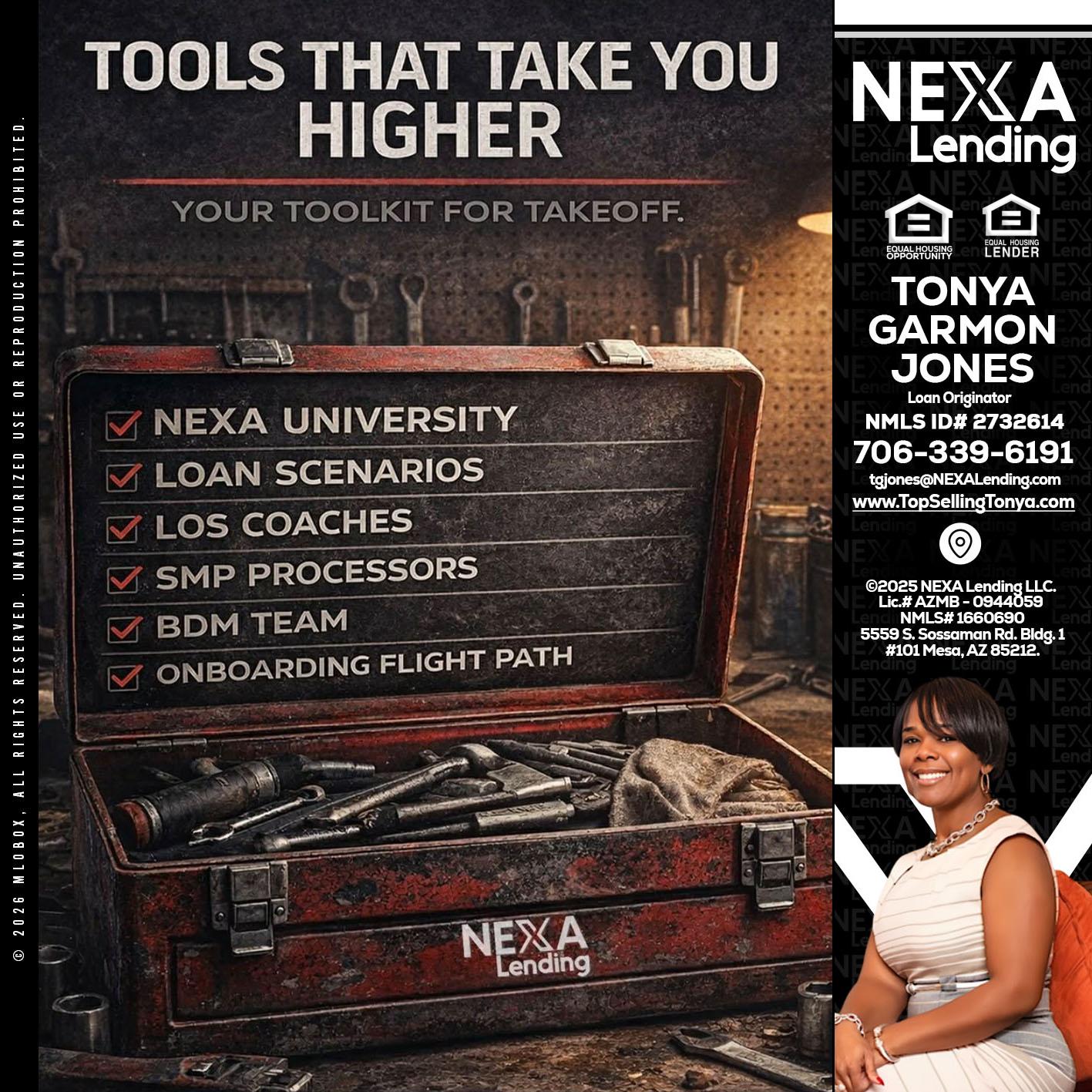 TOOLS THAT - Tonya Garmon Jones -Loan Originator