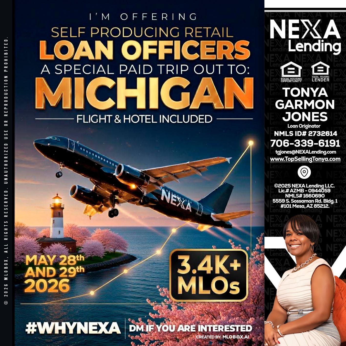 MICHIGAN TRIP - Tonya Garmon Jones -Loan Originator