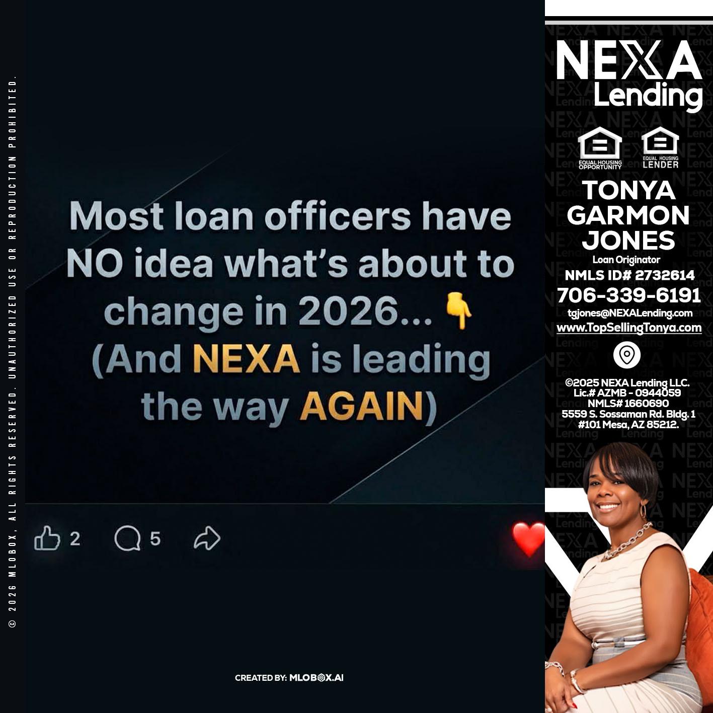 most loan officers - Tonya Garmon Jones -Loan Originator