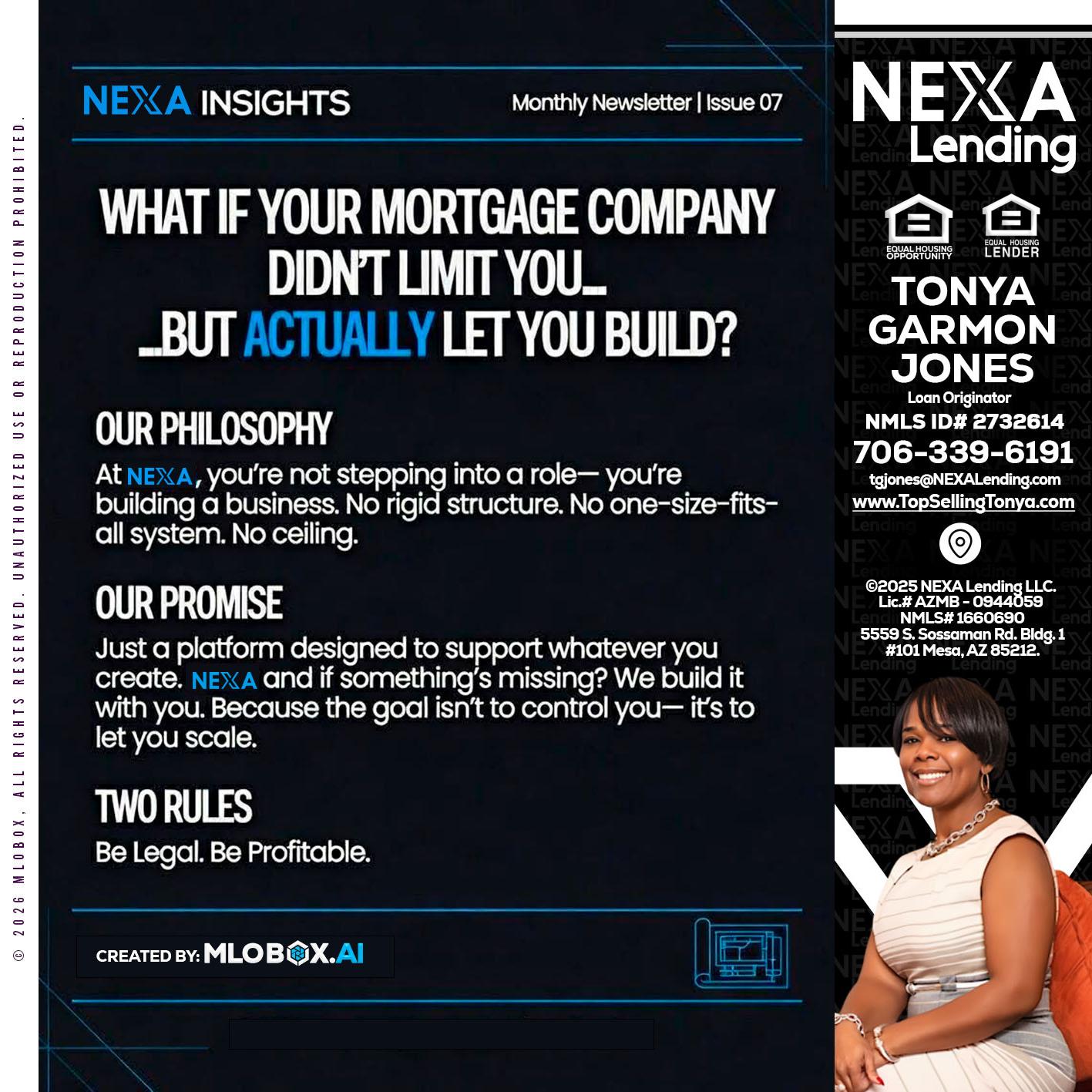 NEXA INSIGHTS - Tonya Garmon Jones -Loan Originator